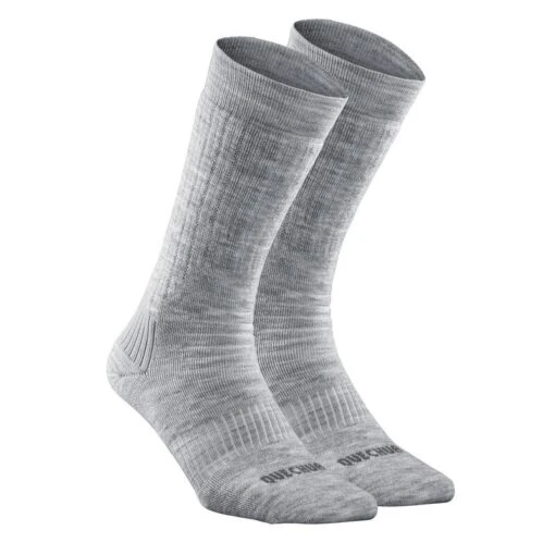 Calcetines Térmicos De Trekking Y Montaña Adulto Quechua SH100 Gris 2 Pares -Aventura Tienda calcetines termicos de trekking y montaa adulto quechua sh100 gris 2 pares 1