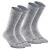 Calcetines Térmicos De Trekking Y Montaña Adulto Quechua SH100 Gris 2 Pares -Aventura Tienda calcetines termicos de trekking y montaa adulto quechua sh100 gris 2 pares