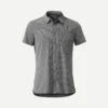 CAMISA DE TREKKING VIAJE TRAVEL 500 STRETCH MANGAS CORTAS GRIS HOMBRE -Aventura Tienda camisa de trekking viaje travel 500 stretch mangas cortas gris hombre