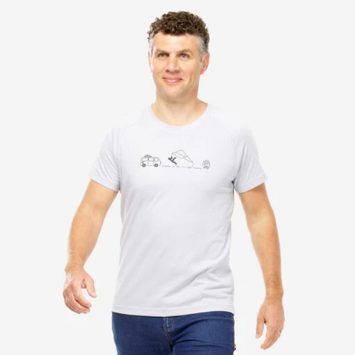 Camiseta De Escalada Y Montaña Manga Corta Hombre Simond Vertika -Aventura Tienda camiseta de escalada y montaa manga corta