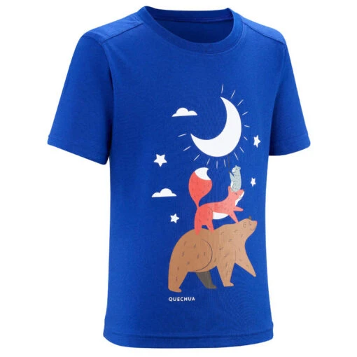 Camiseta De Montaña Y Trekking Manga Corta Niños 2-6 Años Quechua MH100 -Aventura Tienda camiseta de montaa y trekking manga corta nios 2 6 aos quechua mh100 5