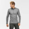 Camiseta Montaña Y Trekking De Manga Larga Hombre Quechua MH550 Gris -Aventura Tienda camiseta montaa y trekking de manga larga hombre quechua mh550 gris