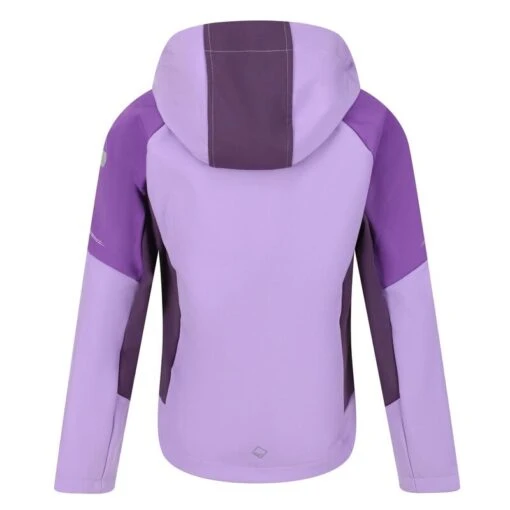 Regatta Chaqueta Eastcott De Softshell Para Niños/Niñas Púrpura Zafiro -Aventura Tienda chaqueta eastcott de softshell para niosnias purpura zafiro 1