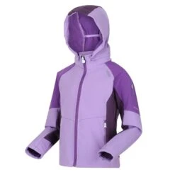 Regatta Chaqueta Eastcott De Softshell Para Niños/Niñas Púrpura Zafiro -Aventura Tienda chaqueta eastcott de softshell para niosnias purpura zafiro 3