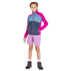 Dare 2b Forro Polar Exception De Reciclado Para Niños/Niñas Fucsia, Bluestone -Aventura Tienda forro polar exception de reciclado para niosnias fucsia bluestone 2