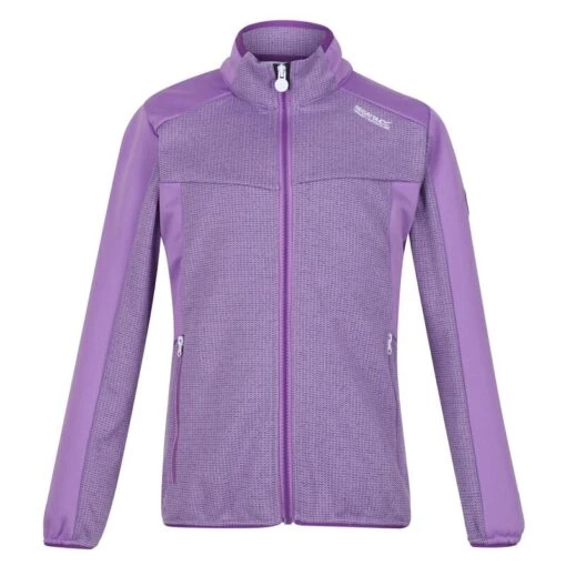 Regatta Forro Polar Highton Winter II Para Niños/Niñas Jacinto, Morado -Aventura Tienda forro polar highton winter ii para niosnias jacinto morado