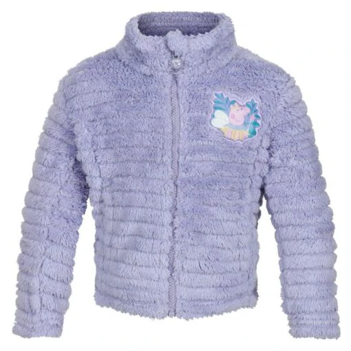 Regatta Forro Polar Peppa Pig De Peludito Para Niños/Niñas Floración Lila -Aventura Tienda forro polar peppa pig de peludito para niosnias floracion lila