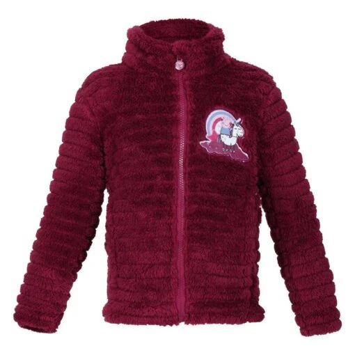 Regatta Forro Polar Peppa Pig De Peludito Para Niños/Niñas Floración Lila -Aventura Tienda forro polar peppa pig de peludito para niosnias frambuesa radiante