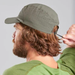 GORRA COMPACT DE TREKKING - MT500 CAQUI -Aventura Tienda gorra compact de trekking mt500 caqui 2