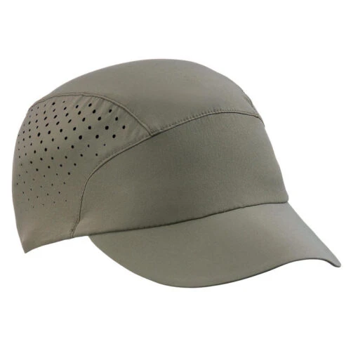 GORRA COMPACT DE TREKKING - MT500 CAQUI -Aventura Tienda gorra compact de trekking mt500 caqui