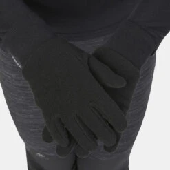 Guantes Térmicos De Montaña Y Trekking Polar Niños 6-14 Años Quechua SH100 Negro -Aventura Tienda guantes termicos de montaa y trekking polar nios 6 14 aos quechua sh100 negro 4