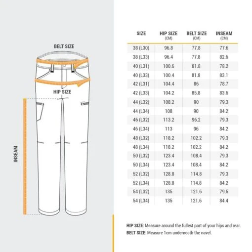 Pantalón De Montaña Y Trekking Hombre Quechua NH500 Regular -Aventura Tienda pantalon de montaa y trekking hombre quechua nh500 regular 1