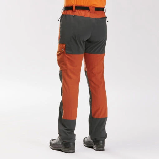 Pantalón De Montaña Y Trekking Resistente Hombre MT500 Naranja -Aventura Tienda pantalon de montaa y trekking resistente hombre mt500 naranja 1