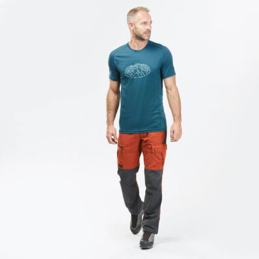 Pantalón De Montaña Y Trekking Resistente Hombre MT500 Naranja -Aventura Tienda pantalon de montaa y trekking resistente hombre mt500 naranja 2