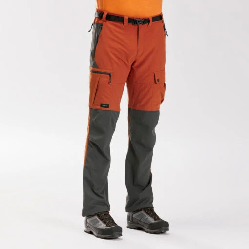 Pantalón De Montaña Y Trekking Resistente Hombre MT500 Naranja -Aventura Tienda pantalon de montaa y trekking resistente hombre mt500 naranja