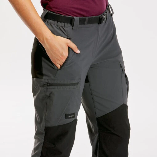 Pantalón De Montaña Y Trekking Resistente Mujer Forclaz MT500 -Aventura Tienda pantalon de montaa y trekking resistente mujer forclaz mt500 4