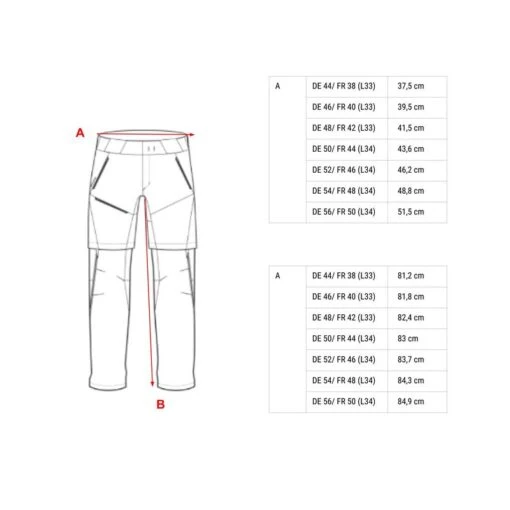 Pantalón Desmontable Montaña Y Trekking Hombre Quechua MH550 -Aventura Tienda pantalon desmontable montaa y trekking hombre quechua mh550 1