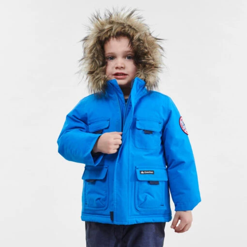 Parka De Montaña Y Nieve Niños 2 A 6 Años Quechua SH500 Ultra-Warm Azul -Aventura Tienda parka de montaa y nieve nios 2 a 6 aos quechua sh500 ultra warm azul