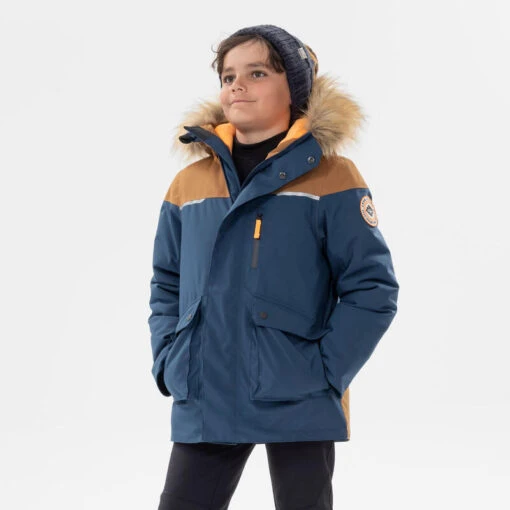 Parka De Montaña Y Nieve Niños 7 A 15 Años Quechua SH500 Ultra-Warm Negro -Aventura Tienda parka de montaa y nieve nios 7 a 15 aos quechua sh500 ultra warm azul 5