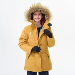 Parka De Montaña Y Nieve Niños 7 A 15 Años Quechua SH500 Ultra-Warm Azul -Aventura Tienda parka de montaa y nieve nios 7 a 15 aos quechua sh500 ultra warm mostaza