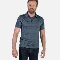 Polo De Manga Corta Con Diseño Deportivo Para Hombre CALEB Izas -Aventura Tienda polo de manga corta con diseo deportivo para hombre caleb izas 2