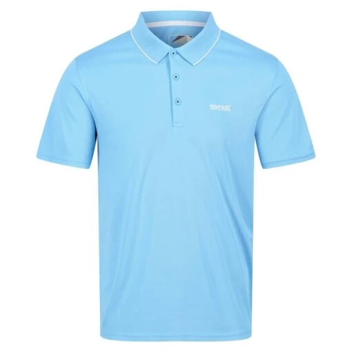 Regatta Polo Maverick V Activo Para Hombre Denim Oscuro -Aventura Tienda polo maverick v activo para hombre azul cielo