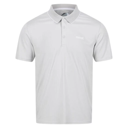 Regatta Polo Maverick V Activo Para Hombre Denim Oscuro -Aventura Tienda polo maverick v activo para hombre gris plateado