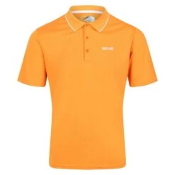 Regatta Polo Maverick V Activo Para Hombre Denim Oscuro -Aventura Tienda polo maverick v activo para hombre naranja llama