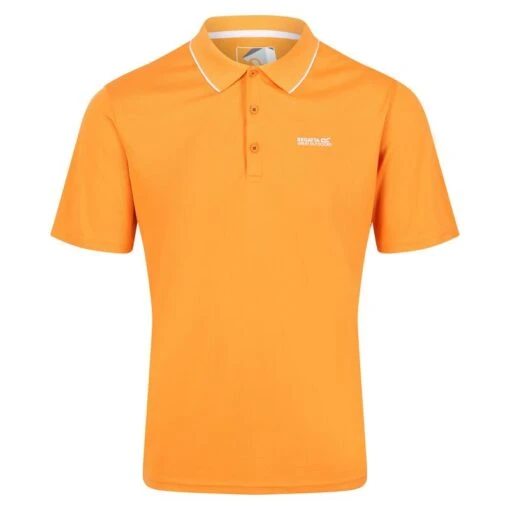 Regatta Polo Maverick V Activo Para Hombre Denim Oscuro -Aventura Tienda polo maverick v activo para hombre naranja llama