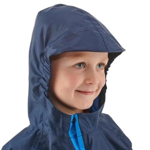 Poncho Impermeable De Montaña Y Trekking Niños 2-6 Años Quechua MH100 Azul -Aventura Tienda poncho impermeable de montaa y trekking nios 2 6 aos quechua mh100 azul 2