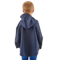 Poncho Impermeable De Montaña Y Trekking Niños 2-6 Años Quechua MH100 Azul -Aventura Tienda poncho impermeable de montaa y trekking nios 2 6 aos quechua mh100 azul 3