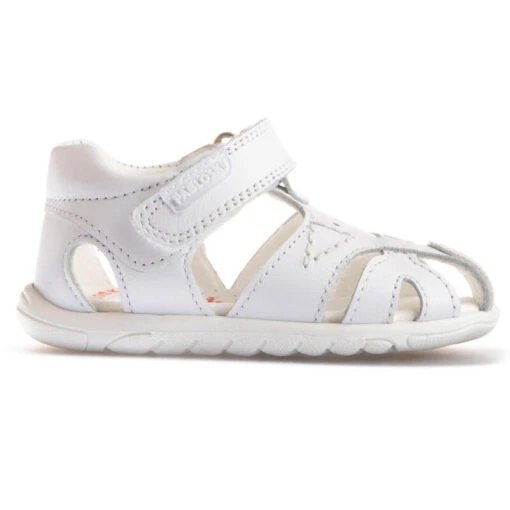 Sandalias De Marcha Deportiva De Piel De Bebés PABLOSKY En Blanco -Aventura Tienda sandalias de marcha deportiva de piel de bebes pablosky en blanco 1