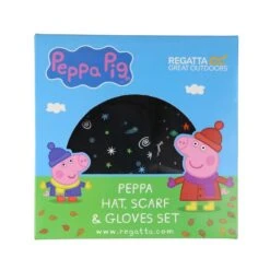 Regatta Set De Gorro, Guantes Y Bufanda Peppa Pig De Punto Marino -Aventura Tienda set de gorro guantes y bufanda peppa pig de punto marino 1