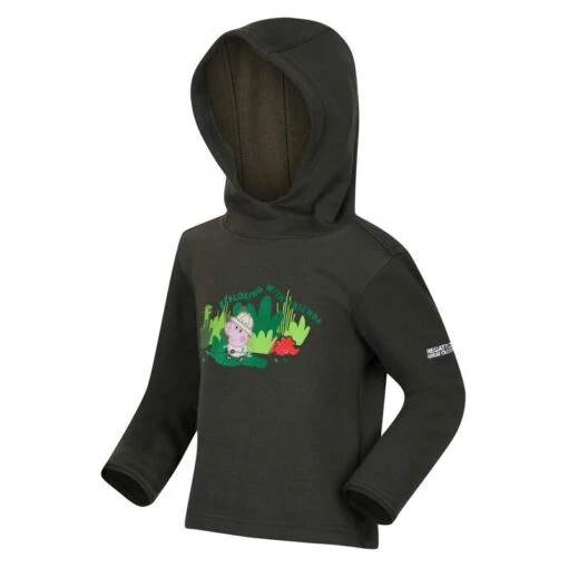 Regatta Sudadera De Peppa Pig Selva Para Niños/Niñas Caqui Oscuro -Aventura Tienda sudadera de peppa pig selva para niosnias caqui oscuro 3