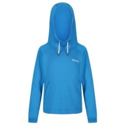 Regatta Sudadera Polar Eugina Con Capucha Para Niños Niñas Coral Fuego -Aventura Tienda sudadera polar eugina con capucha para nios nias azul aster