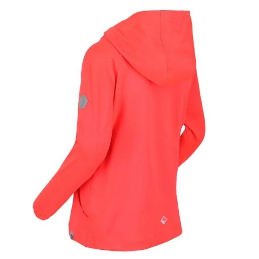 Regatta Sudadera Polar Eugina Con Capucha Para Niños Niñas Coral Fuego -Aventura Tienda sudadera polar eugina con capucha para nios nias coral fuego 3