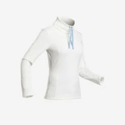 Quechua Sudadera Polar Montaña Y Nieve Mujer SH100 Warm Warm Blanco -Aventura Tienda sudadera polar montaa y nieve mujer sh100 warm warm blanco 3